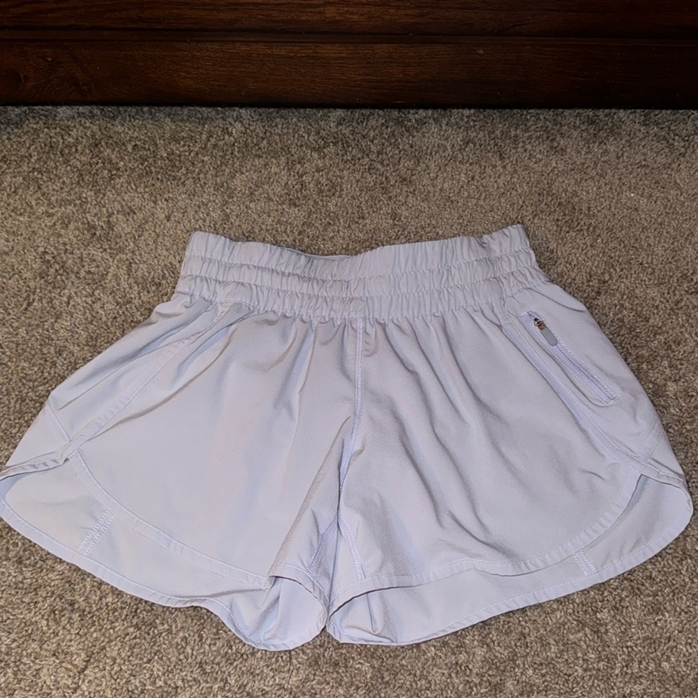 lululemon athletica lilac tracker shorts
